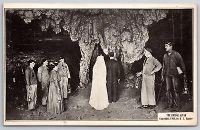 Mammoth Cave Kentucky~Bridal Altar~1908 B&W Postcard • $12