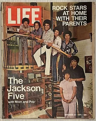 Life Magazine September 24 1971 The Jackson 5 Michael Jackson • $25