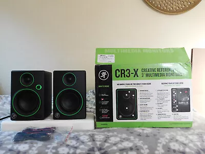 Mackie CR3 3 Inch Creative Reference Multimedia Studio Monitor (Pair) Working  • $35