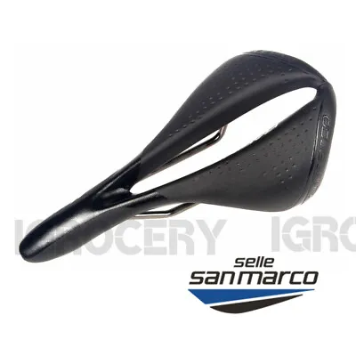 Selle San Marco Mantra Racing Road Bike Saddle With Xsilite Rails Black New  • $91.76