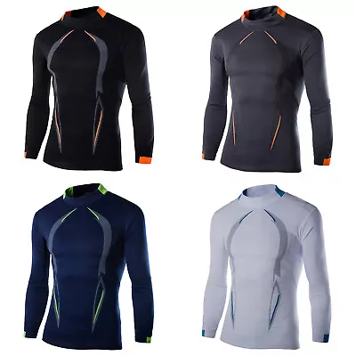 £18.18 • Buy Mens Rashguard Shirts UPF50+ UV Protection Swim Top Quick Drying Surfing T-Shirt