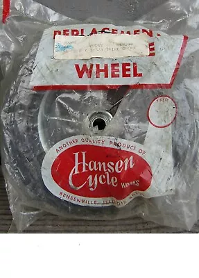 NEW OD STOCK HANSEN CYCLE 27244 6  X 1-5/8  TRICYCLE TIRE SPOKED WHEEL • £12.60