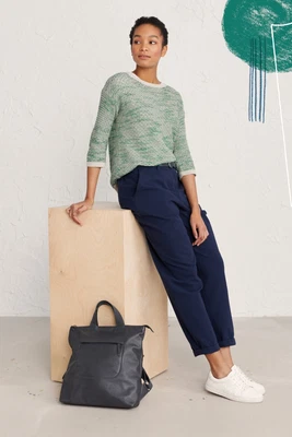 £24.94 • Buy Seasalt Women's Jumper - Green Goss Moor Summer Jumper - Regular - Writing Desk 