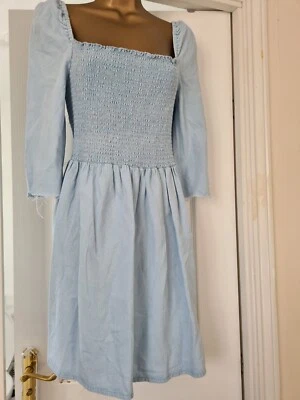 £4.99 • Buy Asos Denim Dress Size 12