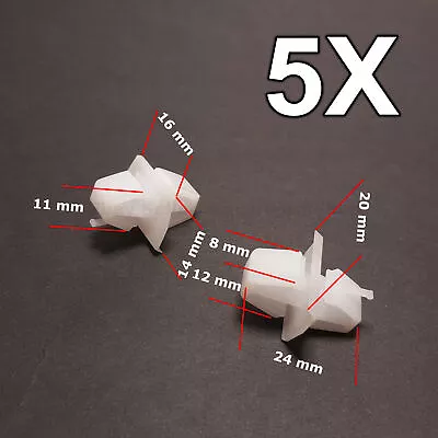 $5.79 • Buy 5X Fastener Clamp For Side Skirt & Sill Trim For Volvo