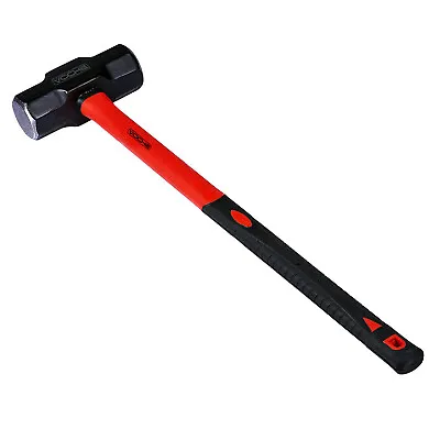 VOCHE® 14lb SLEDGE LUMP HAMMER FIBREGLASS HANDLE SLEDGEHAMMER - PROFESSIONAL • £29.99