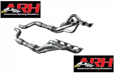$1963.05 • Buy 2015-17 Mustang GT 5.0 Coyote 1-7/8″ X 3” ARH SS HEADERS /  Catted Pipes Cats