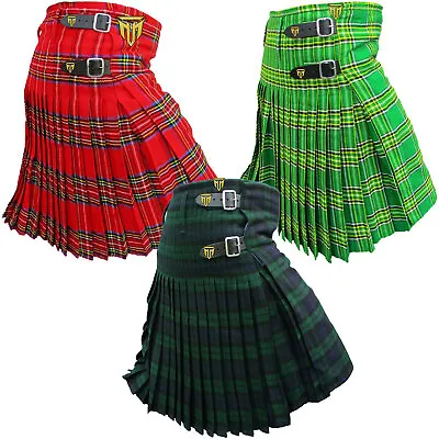 AAEXPO Men's Scottish Tartan Kilts 13oz Highland Casual Wear 3 Acrylic Tartans • $34.95