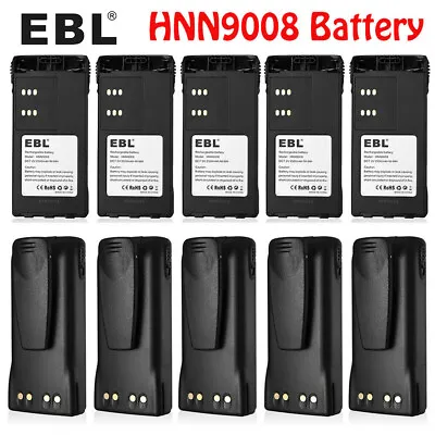 EBL 2500mAh HNN9008 HNN9009 Battery For MOTOROLA PRO5150 HT750 HT1250 HT1550 Lot • $161.99