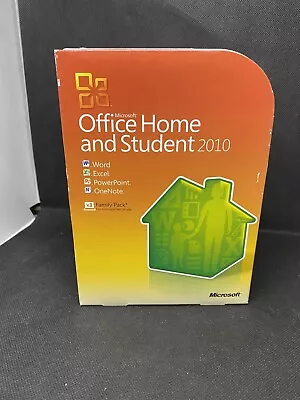 Microsoft Office Home And Student 2010 Software For Windows (79G-02144) • $45