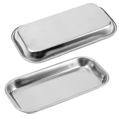 Portable Stainless Steel Medical Surgical Tray Dental Dish Lab Instrument Tools • $10.77