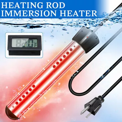 Portable Electric Immersion Bucket Water Heater 1500W 110V Hot Tub Bath Warmer • $21.98