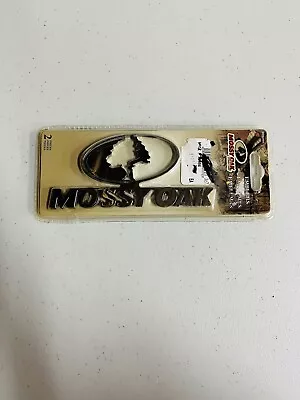 2012 Mossy Oak Emblem Sticker 2-Pack Chrome Colored SEALED • $10