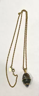 Joan Rivers Vintage Enamel Faberge Egg Necklace • $25