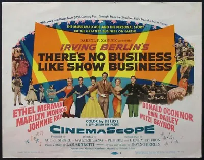 No Business Like Show Business Marilyn Monroe 1954 Tc   • $275