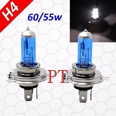 H4-9003/HB2 12V 60/55W Halogen Headlight Light Bulbs 5000K Super White High/Low • $9.60