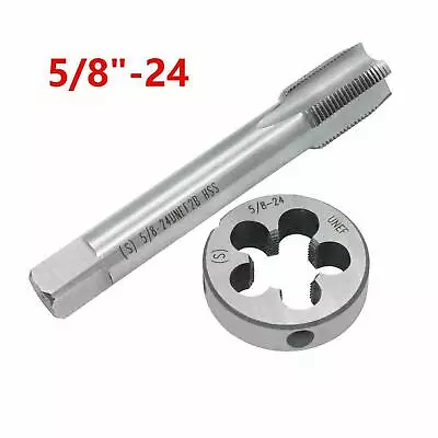 New HSS 5/8 -24 UNEF Right Hand Thread Tap And Die Set US Stock (fitting 5/8x24) • $17.84