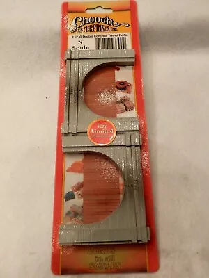 Chooch N Scale Double Concrete Tunnel Portals • $10