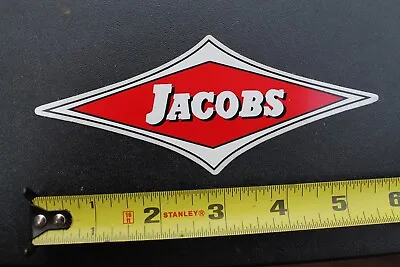 Jacobs Surfboards Longboard Velzy South Bay Red Logo V35 Vintage Surfing STICKER • $24
