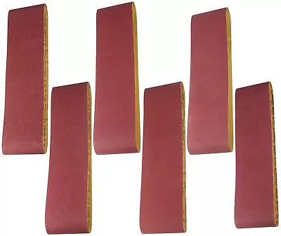 6 PACK 6x48 Inch Sanding Belts 60 80 120 150 240 400 Grit Belt Sander Sandpaper • $26.99