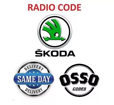 ✅SKODA RADIO CODE - Anti Theft Code - PIN DECODE UNLOCK SERVICE ALL MODELS✅ • £6.49