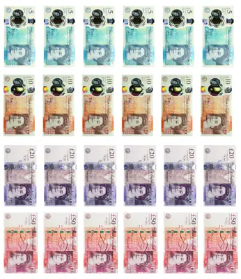 Edible Money British Pounds Cupcake Topper Banknote High Quality Icing Wafer • £2.99