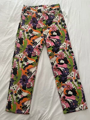 Urban Outfitters BDG Jeans Floral 5 Pockets Woman’s Size 31 • $66.36