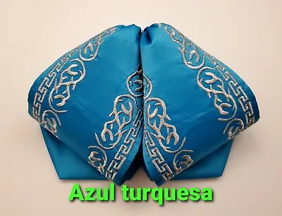 Mariachi Premium Moño Charro Color Azullilacrojoverdemexican Bordado Bow Tie • $27.99