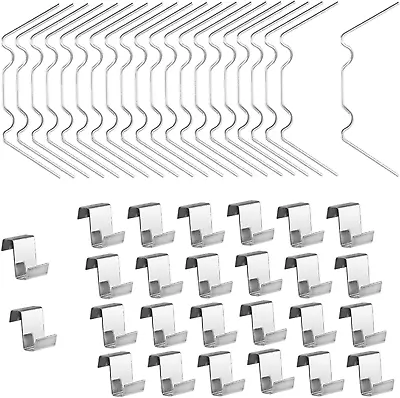 £7.02 • Buy 100pcs Greenhouse Clips For Glass, Stainless Steel Greenhouse Glass Clips Window