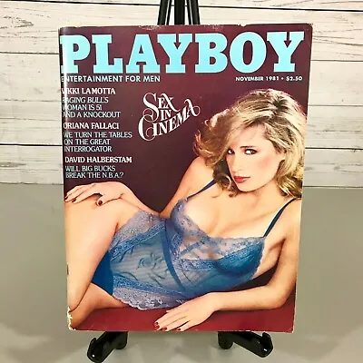 Playboy Magazine November 1981 Sex In Cinema Vikki La Motta Shannon Lee Tweed • $13.90