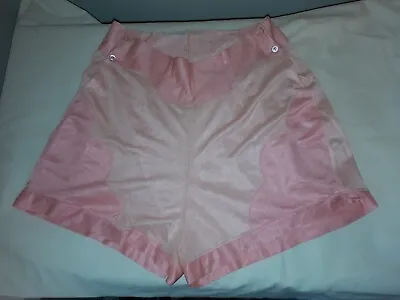 VTG 30s Tap Pants Pink Peach Silky Lingerie Shorts Undergarments Buttons Open • $74.99