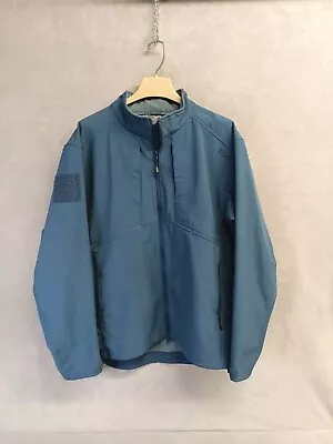 5.11 Tactical Series Jacket Men's XL Blue Full Zip Extra Pockets Conceal READ • $25