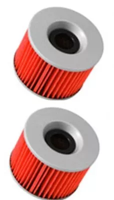 Oil Filter 2 Pack For Kawasaki Zzr1100 1990 1991 1992 1993 1994 1995 1996 1997 • $29.45