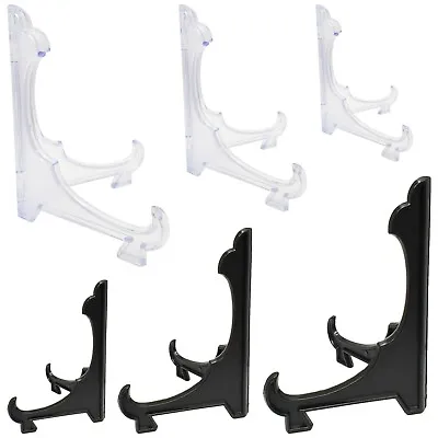£2.50 • Buy Plate Holder Display Decorative Easel Picture Frame Ornament Mount ACRYLIC
