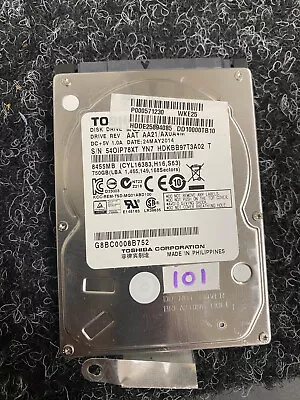 Toshiba AAT AA21 750GB 2.5” SATA Laptop Hard Drive. • £29.99