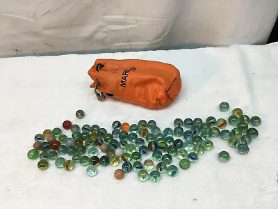 Vintage  BAG OF  101 MARBLES Made In Taiwan  • $26.99