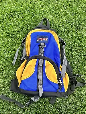 Vintage Rare Jan Sport Backpack Rucksack Bag Festival Holiday Jansport Camping • £38.99