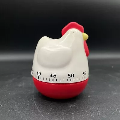 Vintage Chicken Kitchen Timer - Rooster Clock • $12