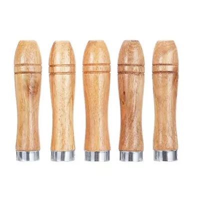 $9.50 • Buy Set Of 5  Wooden File Handle Replacement Strong Metal Collar For File Craft