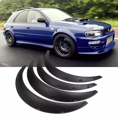 For Subaru Impreza WRX GV 4X Fender Flares Flexible Wide Body Kit Wheel Arches • $75.54