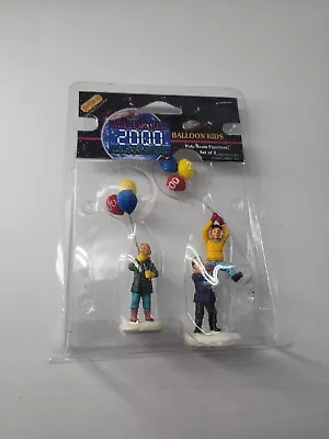 1999 Vintage Lemax Millennium 2000  Celebration Balloon Kids 92360 • $29.99