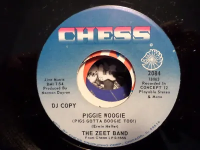 $89.21 • Buy Promo Chess 45 Record/zeet Band/moogie Boogie/piggie Woogie/ Nr Mint Moog Synth