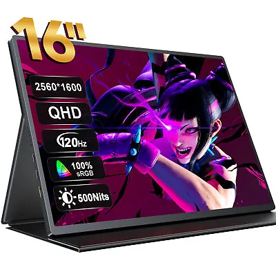 $299.99 • Buy UPERFECT UPlays C2 16  2K Portable Monitor 120Hz Type C Display Screen For PS 5