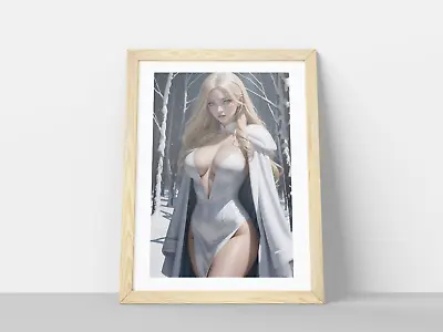 Emma Frost Marvel Avengers White Queen Wall Poster Print A4 - Frame NOT Included • £5.99