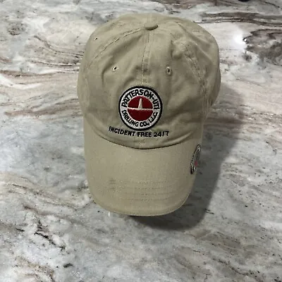 Patterson Drilling Company Baseball Cap Hat Lid Tan Strapback UTI • $12.59