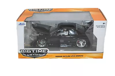 RARE 2014 Jada Toys 1:24 Bigtime Kustoms Nissan Skyline GT-R (BNR34) New In Box • $49.99