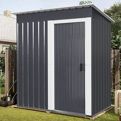 Garden Shed Storage Outdoor Warehouse Metal Roof Building 5.4ftx3ft Tool Room • £155.95