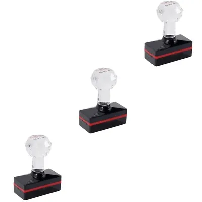 3Pcs Egg Stamp Egg Date Stamp Flat Stamp Self Inking Stamp Address Stamper • £13.98