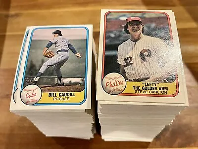 1981 Fleer Baseball Cards 401-660 (EX-NM) - You Pick - Complete Your Set • $0.99