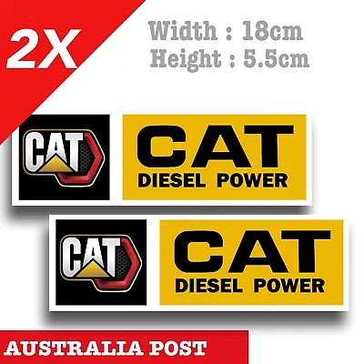 Caterpillar Diesel Power Logo X2  Stickers • $7.20